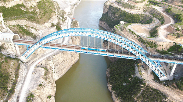 浩吉線禹門口黃河鐵路橋